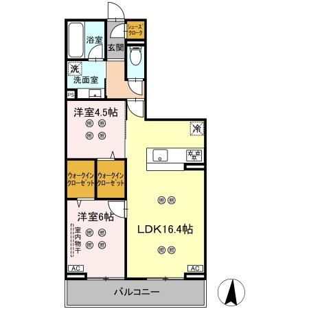 ローテ ベルクの間取り