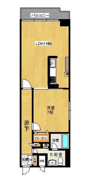 オセアン元町ビルの間取り