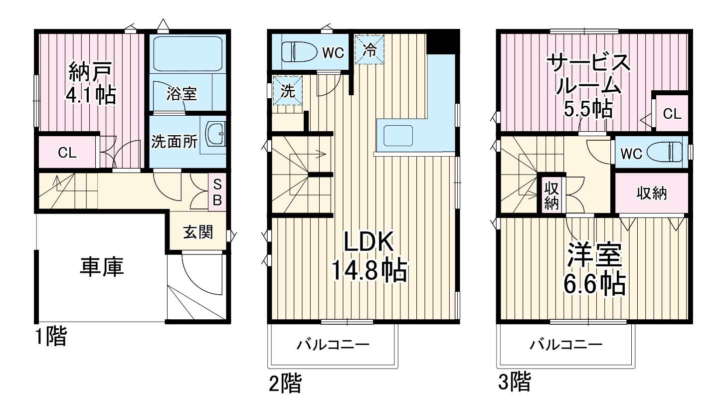Kolet南浦和♯08の間取り