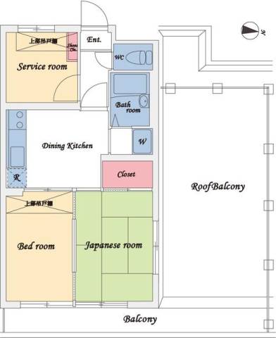 日興パレス武蔵関PARTⅡの間取り