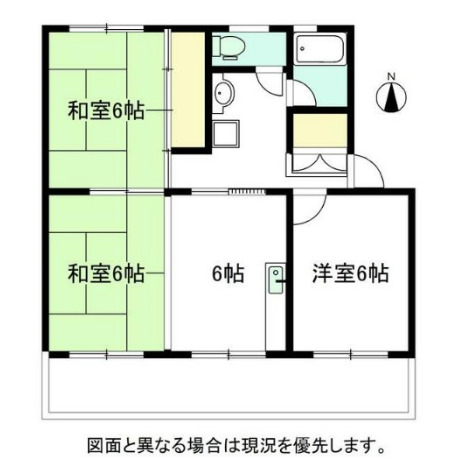 マンション珠瑠河Ⅰの間取り