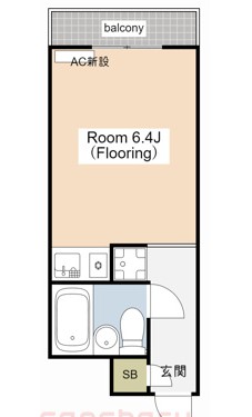 ライオンズマンション太子堂第二の間取り