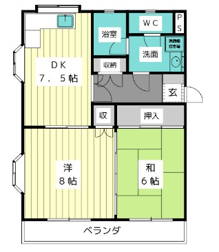ヒバリヒルズの間取り