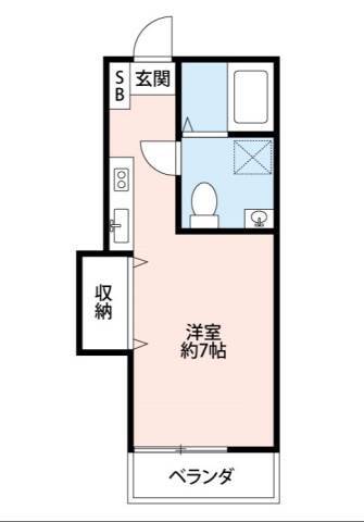 ハイムぱれっと天台の間取り