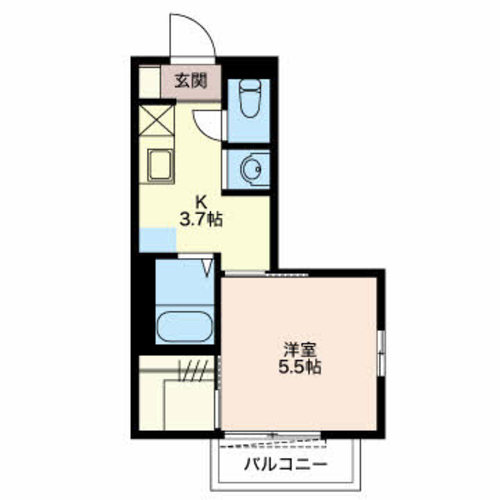 パーシモン館の間取り