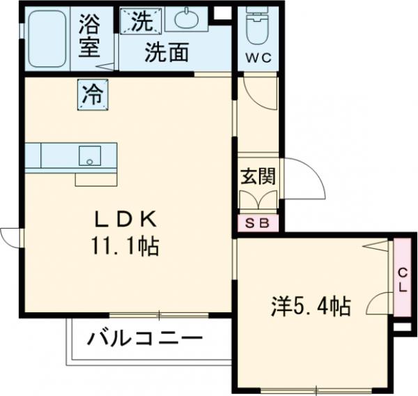 シャーメゾンヴェールの間取り