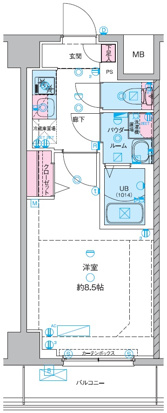 GENOVIA青砥Ⅱの間取り