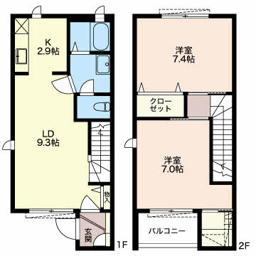 MastTOWN愛野の間取り