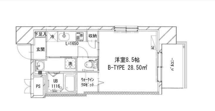 グランメール八王子の間取り