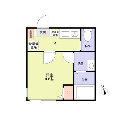 ScrubLagoon栗谷3丁目新築アパートの間取り