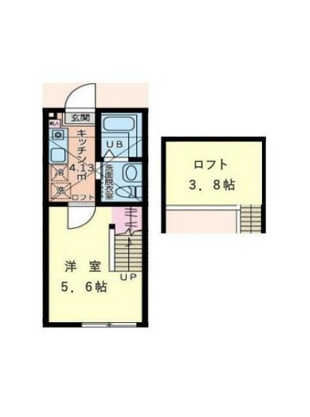 アルブル港南中央の間取り