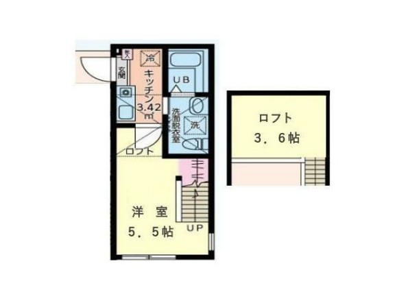 アルブル港南中央の間取り