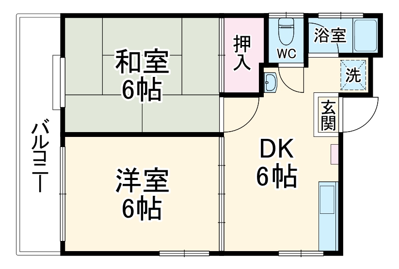 ファミールK&Mの間取り