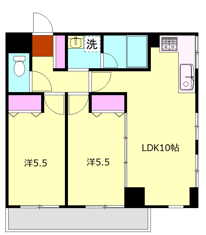 シャロームの間取り
