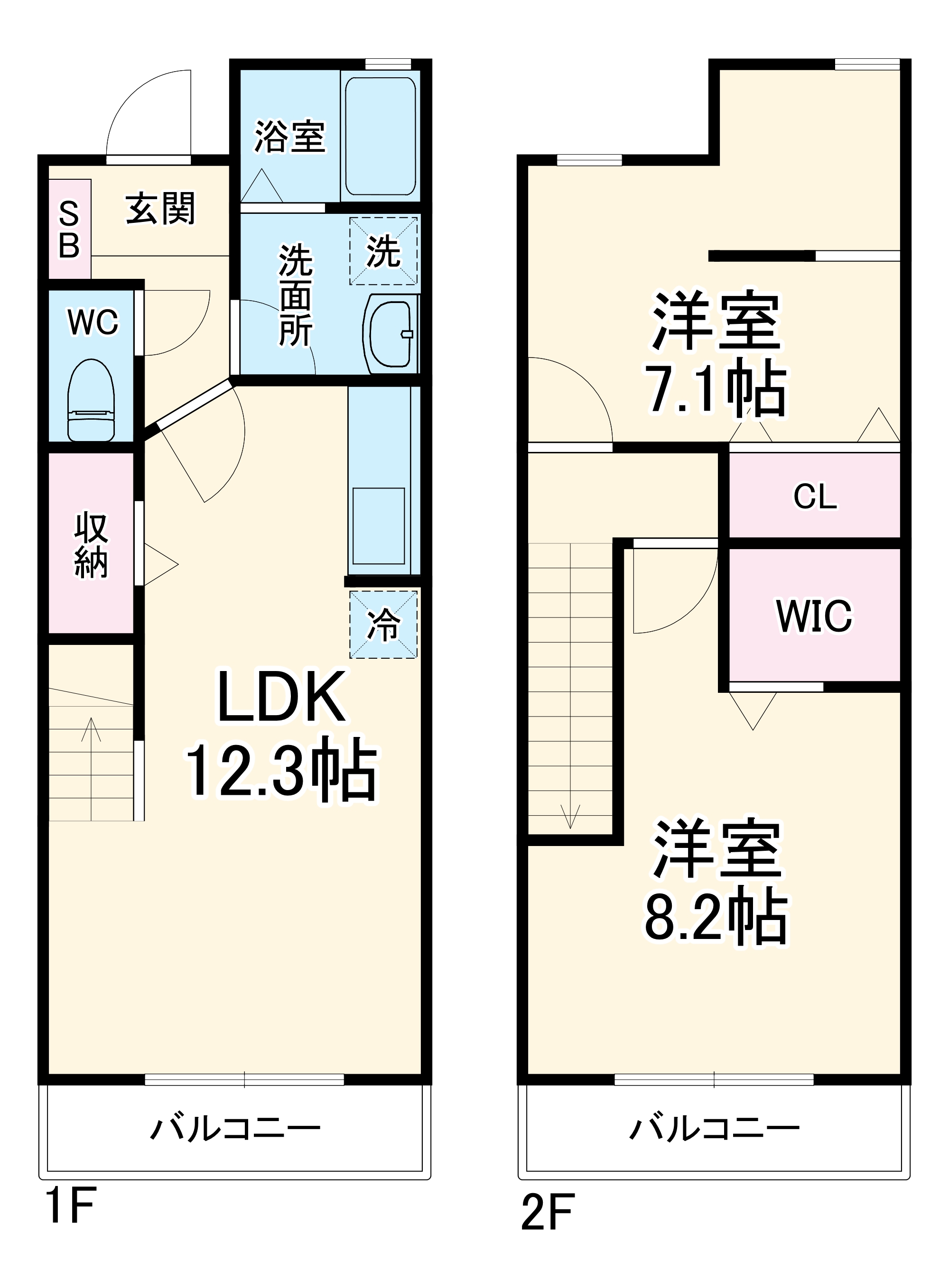 ラヴィエールの間取り