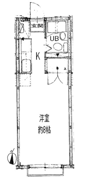 エステートピアM2の間取り