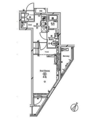 クラスタ笹塚の間取り