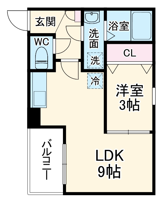 (仮称)ジーメゾン名古屋小田井リュソーの間取り