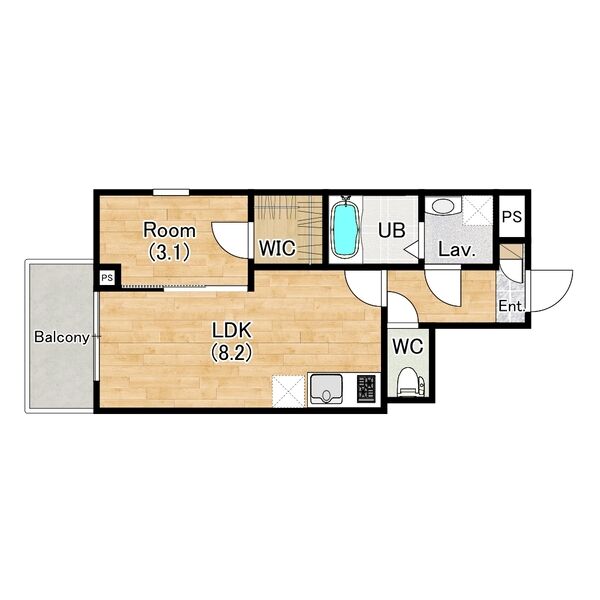 (仮称)ジーメゾン名古屋小田井リュソーの間取り