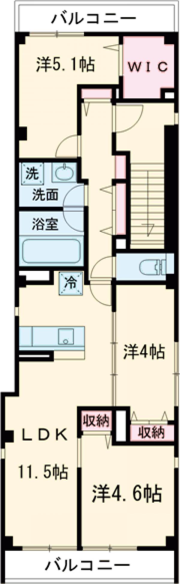 ｍｏｎｔ　ｎｏｉｒ大岡山の間取り