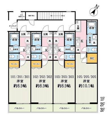 オークウェル宮原の間取り