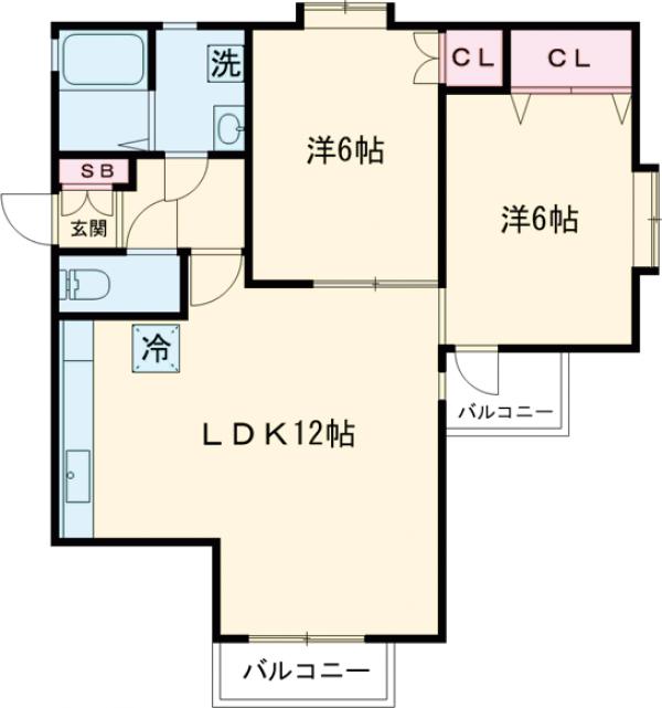 ハイムヴィオラの間取り