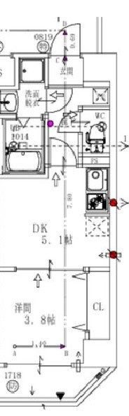 ARCA九条の間取り