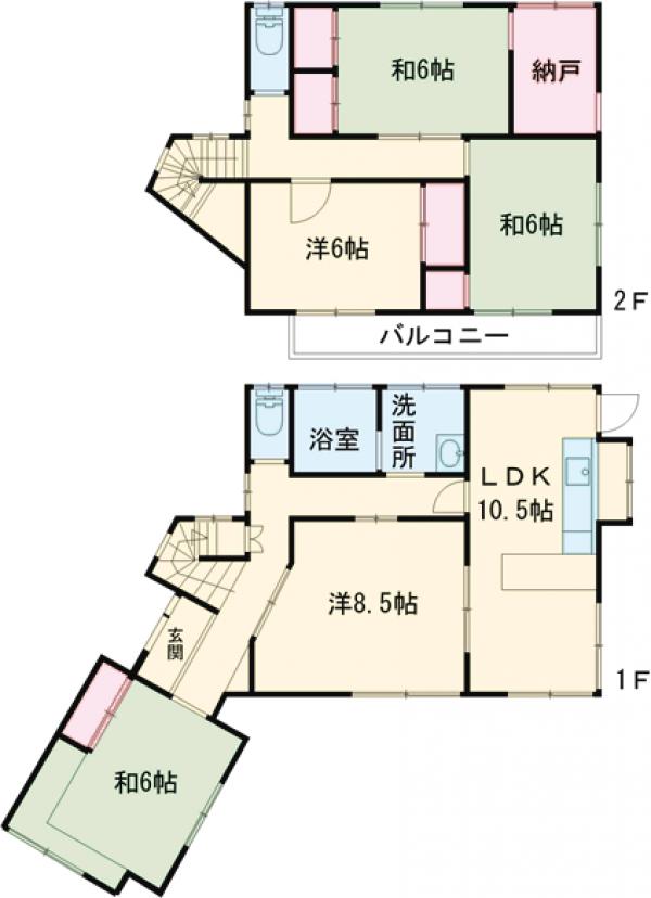 ハルカヴィラ利根の間取り