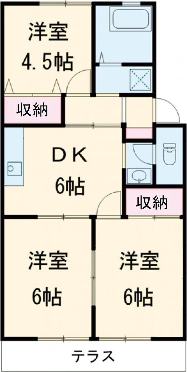 マリンハイツⅡの間取り