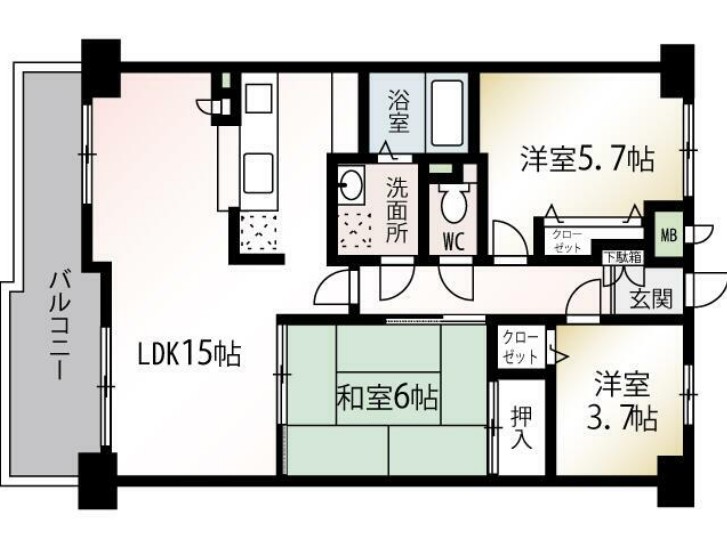 ラ・フォレスタの間取り