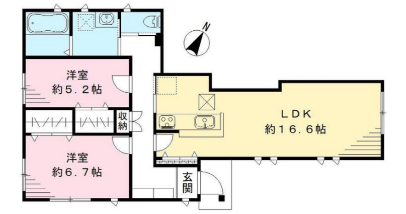 上大崎賃貸住宅の間取り