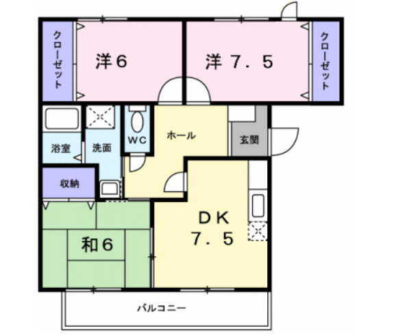 プレミールの間取り