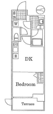 ザ・レジデンス・オブ・トーキョー OM06の間取り