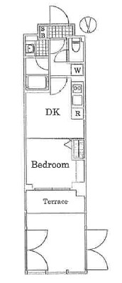 ザ・レジデンス・オブ・トーキョー OM06の間取り