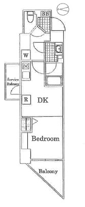 ザ・レジデンス・オブ・トーキョー OM06の間取り