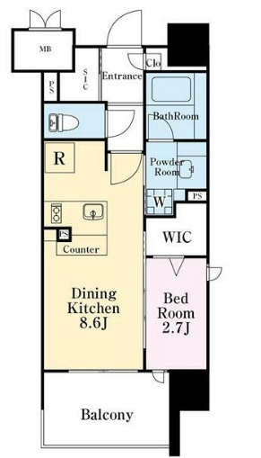 ソルティア千葉セントラルの間取り