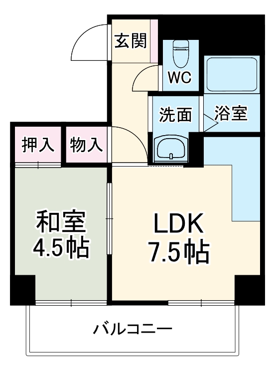 カサグランデ服部の間取り
