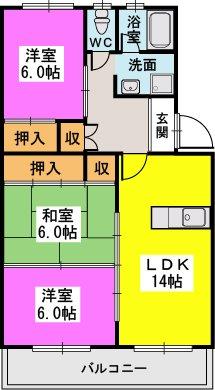 阿部第1ビルの間取り