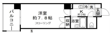 Tiara AOBADAIの間取り