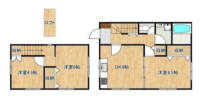 千草台戸建住宅2号棟の間取り