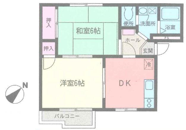 グリーンハイツ吉田の間取り