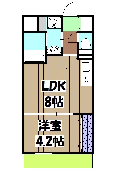 リバーサイド桂 壱番館の間取り