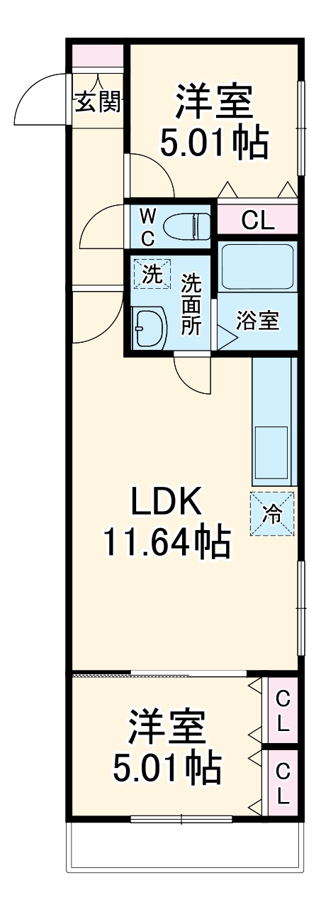 ミリアビタ習志野台の間取り
