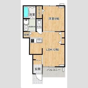 AFC RESIDENCE 馬郡の間取り