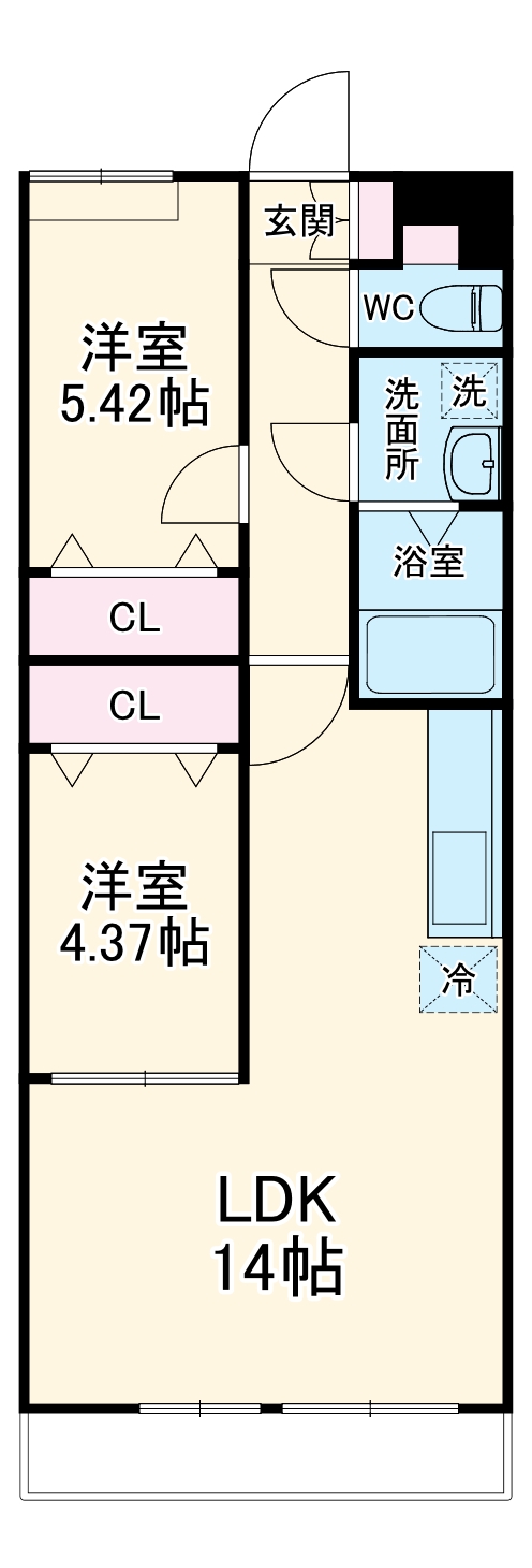 ミリアビタ習志野台の間取り