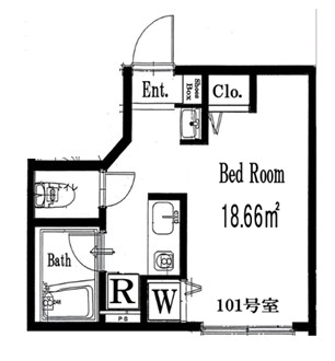 ROWHOUSE南阿佐ヶ谷の間取り