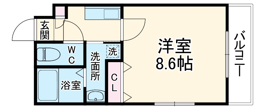 カミューレメリーランスの間取り