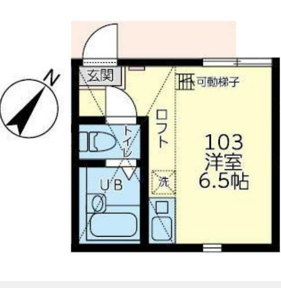 ユナイト七島アルカシオンの間取り