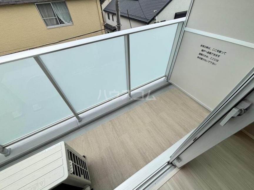 12/25 バルコニー