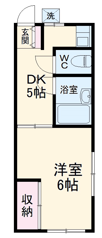 武蔵屋 四番館の間取り